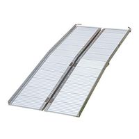 Easy Use Set-up Safety Handicap Folding 6' Aluminum Ramp Wheelchair Elderly, People, Scooter Threshold Portable Mobility Non-Slip