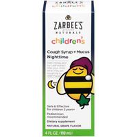 Zarbees - Childrens Cough Syrup Mucus Nighttime Natural (Pack of 8)