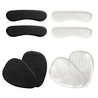 Ball of Foot Pads 4 Pairs, Gel Cushion Pads for Metatarsal Foot Pain Relief Heel Grips for Callus Blister