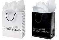12 Pc Bridesmaid and Groomsman Wedding Gift Bags - Wedding Bags Assortment - 6 of Each Style