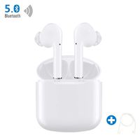 IEhotti Wireless Earbuds Bluetooh 5.0 True Wireless Headphones, Comfortable Wearing Mini Headset, Hi-Fi Stereo, Built-in HD Mic, Outdoor Portable Bluetooth Headphones with Charging Case