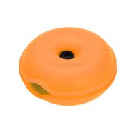 Livoty Turtle Shape Cable Organizer Wrap Wire Winder Headphone Storage Portable Manager (Orange)