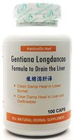 Gentiana Longdancao Decoction to Drain The Liver Dietary Supplement 500mg 100 Capsules (Long Dan Xie Gan Tang) M02 100% Natural Herbs