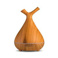 ZOUQILAI 400ml Cool Mist Humidifier Ultrasonic Aromatherapy Diffuser Essential Oil Humidifier Diffuser with 7 Color LED Night Light for Bedroom (Color : D)