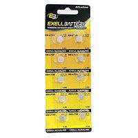 10pk Exell EB-L726 Alkaline 1.5V Watch Battery Replaces AG2 LR726 396 USA SHIP