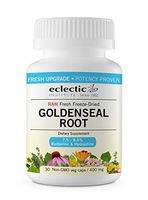 Eclectic Goldenseal Root 400 Mg Fduv, Blue, 50 Count