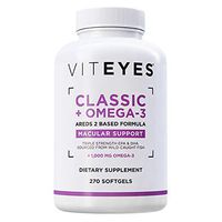 Viteyes Classic AREDS 2 + Omega-3 Macular Health Formula Softgels, Eye Health Vitamin for Vision Protection, 270 Softgels