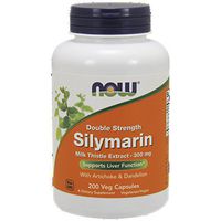 NOW Foods Silymarin/Milk Thistle Extract 2X - 300Mg, 200 Vcaps (Pack of 3)