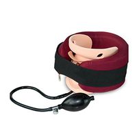 WAOBE Cervical Traction Home Cervical Spine Neck Tension Treatment Cervical Spondylosis Cervical Care Medical, red