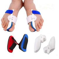 Bunion Corrector Adjustable Bunion Splint Night Time Soft Gel for Bunion Relief, Bunion Corrector and Bunion Relief Protector Brace Kit for Big Toes, Bunion Pads, Toe Straightener, Toe Separators