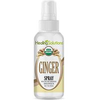 Organic Ginger Spray - Made from 100% Pure Ginger Essential Oil - Certified USDA Organic - 2oz Bottle by Healing Solutions