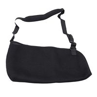 HAOWANG Shoulder Belt Arm Sling Breathable Mesh Elbow Brace Fracture Support Strap Accessories Supplies Adjustable Black