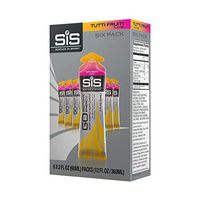 Science in Sport Energy Gel Pack, SIS Isotonic Energy Gel + Electrolyte, 22g Fast Acting Carbs, Performance & Endurance Gels, Tutti Frutti - 6 Pack