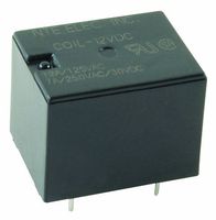 NTE Electronics R46-5D12-12 Series R46 General Purpose DC Mount Relay, SPDT Contact Arrangement, 12 Amp, 12VDC