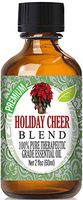 Holiday Cheer Blend Essential Oil - 100% Pure Therapeutic Grade Holiday Cheer Blend Oil - 60ml