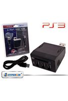 PS3 3-Port USB Hub w/SD SDHC, MMC Card Slot/Reader