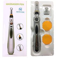 Electronic Acupuncture Pen, Electric Meridians Laser Acupuncture Machine Magnet Therapy Instrument Meridian Energy Pen Massager Relief Pain Tools (C3)