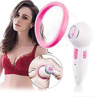 Electric Chest Massage Liposuction Instrument, Breast Enlarger Enhancement, Portable Vacuum Breast Toys for Woman,S