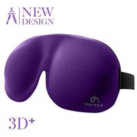 OriHea 3D Plus Large Eye Mask Sleeping Mask Sleep Mask for Men & Women & More Room for Eyes, Blindfold, Tighter fit on Your Nose Purple