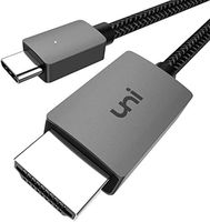 USB C to HDMI Cable, uni [4K, High-Speed] USB Type C to HDMI Cable for Home Office, [Thunderbolt 3 Compatible] for MacBook Pro/Air 2020, iPad Air 4, iPad Pro 2021, iMac, S21, XPS 17, and More-6ft