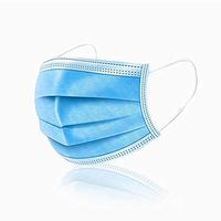 20PCS Disposable Three-Layer Masks with Earloop and Nose Clip for Protection Can Filter Toxic Gases