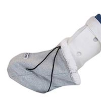 Warm Gypsum Socks,Gypsum Foot Covers,Adult Plus Fertilizer Plus Thick and Cotton Breathable, Suitable for Leg Swelling and Plastering,Toe Patients,Gray,1Pc