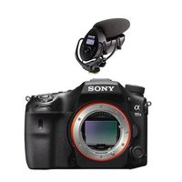 Sony a99 II Full Frame Translucent Mirror DSLR Camera, with Shure VP83F LensHopper Camera-Mount Shotgun Microphone