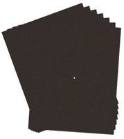 8x10 Uncut - Black, Mat Boards (Pack of 50)
