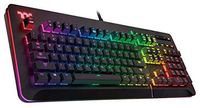 Thermaltake Level 20 RGB Black Aluminum Gaming Keyboard Razer Green Switches, 16.8M Color RGB, 32 Color Zone Options, Alexa Voice Control & Razer Chroma Sync Compatible, KB-Lvt-Rgbrus-01