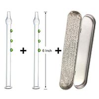 6" Honey Straw (6" (2-pack)) (Green)