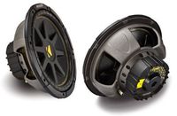Kicker 12-Inch 300W Power Car Audio Subwoofers Subs C124, Pair | 10C124