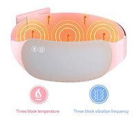 Enshey Waterproof Warming Belt- Menstrual Cramp Period Pain Relieve Therapy Heating Massage Pad with Adjustable Temperature and Vibration Massage
