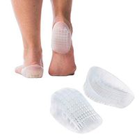 Tuli's Heavy Duty Gel Heel Cup (2-Pairs), TuliGEL Shock Absorption Cushion Insert for Plantar Fasciitis, Sever's Disease and Heel Pain Relief, Regular