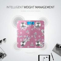 Bluetooth Electronic Weight Scale Cartoon Cute Standard Pet Dog Poodle Weight Scale Body Fat Composition Monitor Analyzer with Smartphone App for Body Management-396 Lbs