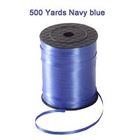 GAKA Metallic Navy Blue Curling Ribbon Balloon String Party Decorative Supplies Balloon Roll Gift Wrapping Ribbons,500 Yards