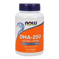 DHA-250, 120 Sgels by Now Foods (Pack of 6)