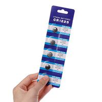 yuanhaourty 5PCS Lithium 3V Battery CR1225 Electronic Button Coin Cell Batteries for LM1225 BR1225 KCR1225 CR 1225 Watch Car Key Toy Remote