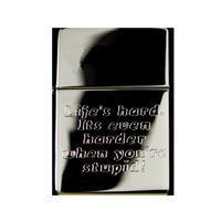 Lighter - Life's Hard, It's Even Harder When You're Stupid High Polish Chrome