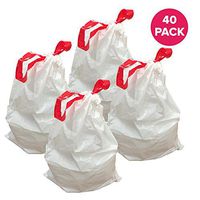 Think Crucial Durable Garbage Bags Fit Simplehuman« Size C, 10-12L / 2.6-3.2 Gallon (40 Pack)
