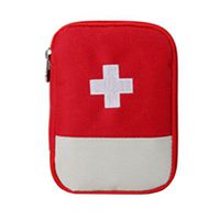 Kylin Express Portable First AID Pouch Pill Bags Medicine Storage Container Pill Case Red