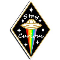 UFO Alien Sticker Space Stickers Laptop Stickers Vinyl Stickers Waterbottle Sticker Computer Stickers