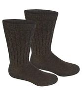 Alpaca Diabetic/Therapeutic Socks (X-Large, Brown)