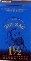 Zig Zag Ultra Thin Cigarette Rolling Papers, 1 1/2 Sizes, 3pk