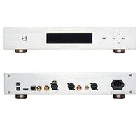 L.K.S Audio MH-DA004 Dual ES9038pro Flagship DAC DSD Input Coaxial BNC AES EBU for DOP USB I2S Optical Audio Decoder (Silver Upgraded USB Version)