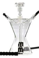 M&M Tech Glass Hookah Hourglass Similar to Lavoo Made in USA