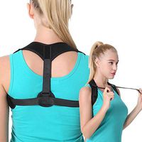 YC° Posture Corrector for Women and Men, Adjustable Shoulder and Back Posture Corrector Brace with Clavicle Support, Shoulder Alignment, Upper Back Brace