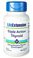 Triple Action Thyroid 60 vegetarian capsules-PACK-2 by LifeExtension