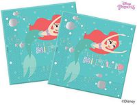 Procos Ariel Under The Sea Paper Party Lunch Napkins (20 Pack)