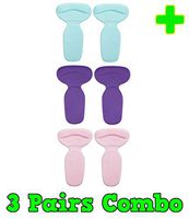 HealthyNees 3 Pairs Combo Back Heel Liner Cushioning Shoe Insole Gel Grips Pads Prevent Blisters High Heel Inserts Protection (Pack 2)