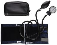 Mabis Caliber Series Aneroid Sphygmomanometer Manual Blood Pressure Monitor, Cuff Size 11 to 16.4 Inches, Adult